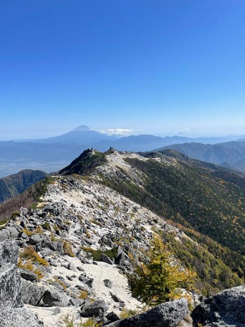 紅葉の南アルプスのサムネイル画像